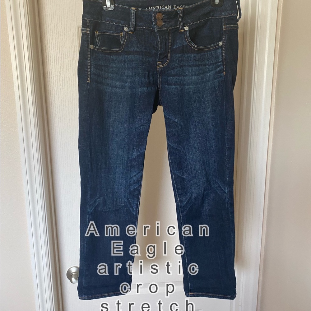 American Eagle Artistic Crop Stretch size 4